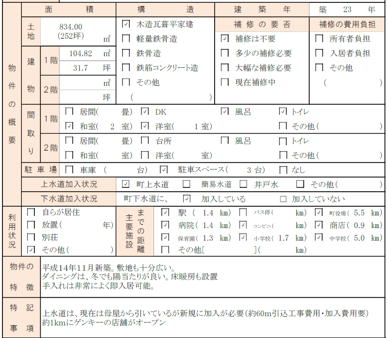 物件詳細