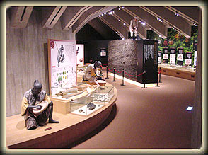 若狭三方縄文博物館の展示物「縄文の技術」の写真
