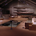 若狭三方縄文博物館の展示物「森と海･湖の文明」の写真