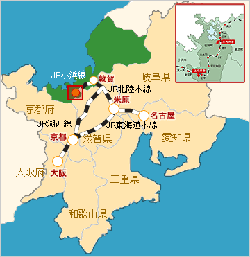 地図1：JRをご利用の場合